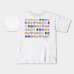 Crypto Altcoin Celebration Kids T-Shirt